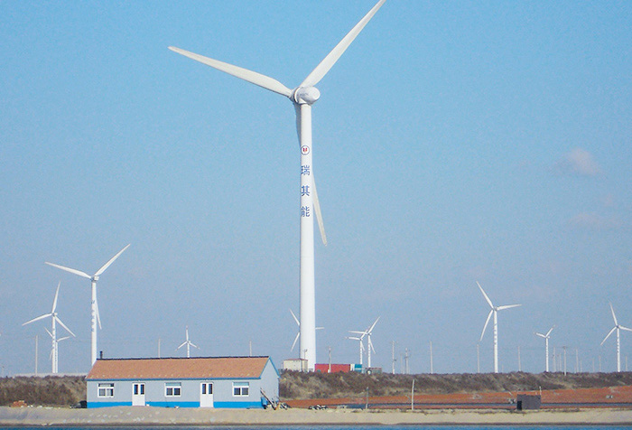 Dezhou wind power plant project