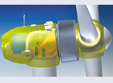 6.0MW permanent magnet direct-driving wind turbine